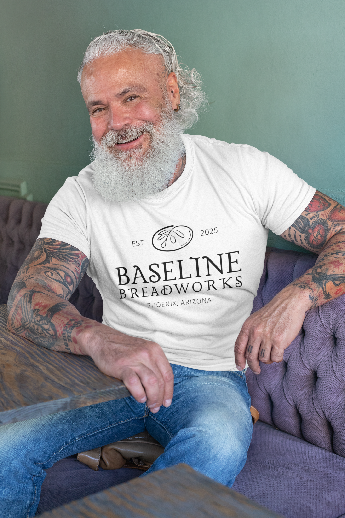 Black Logo Short-Sleeve Unisex T-Shirt
